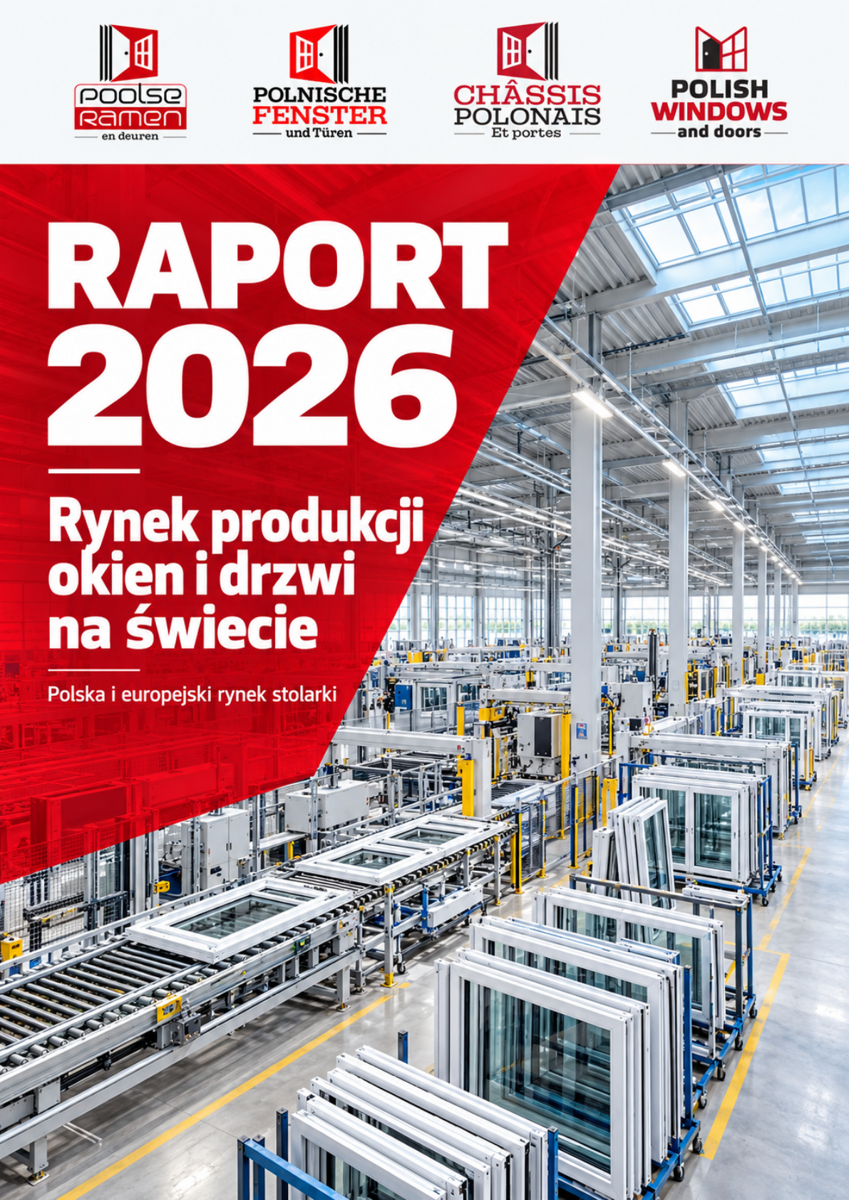 Omslag van het rapport 2026 over de wereldwijde productie van ramen en deuren